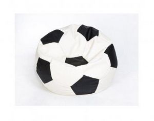 Кресло-мешок Мяч малый бело-черное в Губахе - gubaha.ok-mebel.com | фото 1