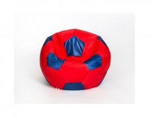 Кресло-мешок Мяч малый красно-синее в Губахе - gubaha.ok-mebel.com | фото 1