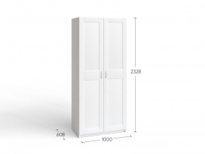 2.06.01.050.4 МАКС шкаф 2 двери 100х61х233 серый RU в Губахе - gubaha.ok-mebel.com | фото 4