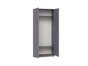 2.06.01.060.4 МАКС шкаф 2 двери 100х38х233 серый RU в Губахе - gubaha.ok-mebel.com | фото 2