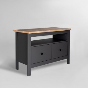 2.08.03.080.15 САГА тумба 2 ящика серая/ясень RU в Губахе - gubaha.ok-mebel.com | фото