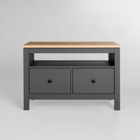 2.08.03.080.15 САГА тумба 2 ящика серая/ясень RU в Губахе - gubaha.ok-mebel.com | фото 2