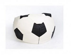 Кресло-мешок Мяч большой бело-черное в Губахе - gubaha.ok-mebel.com | фото 2