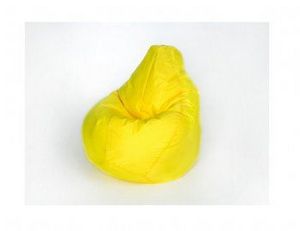 Кресло-мешок Груша большое желтое в Губахе - gubaha.ok-mebel.com | фото 1