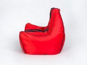 Бескаркасное кресло Авто красно-черное в Губахе - gubaha.ok-mebel.com | фото 3