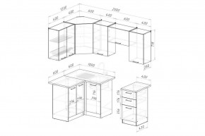 АСАЯ Кухонный гарнитур Оптима 5 (1200*2000 мм) в Губахе - gubaha.ok-mebel.com | фото 2