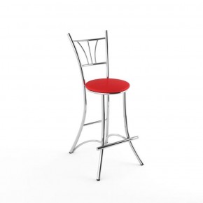 Барный стул Трилогия красный матовый-803м в Губахе - gubaha.ok-mebel.com | фото