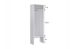 БАСКО Прихожая К9 (белое дерево) в Губахе - gubaha.ok-mebel.com | фото 9