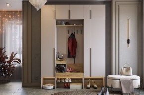 БАСКО Прихожая К9 (кашемир) в Губахе - gubaha.ok-mebel.com | фото 2
