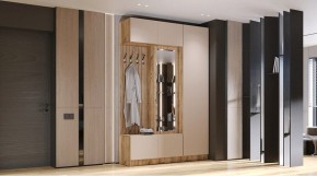 БАВАРИЯ Прихожая (дуб вотан/кашемир) в Губахе - gubaha.ok-mebel.com | фото