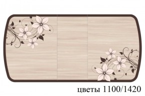 БОСТОН - 3 Стол раздвижной 1100/1420 опоры Триумф в Губахе - gubaha.ok-mebel.com | фото 68