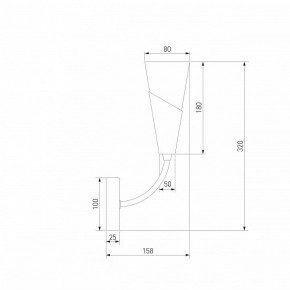 Бра Eurosvet Rhyton 60167/1 латунь в Губахе - gubaha.ok-mebel.com | фото 5