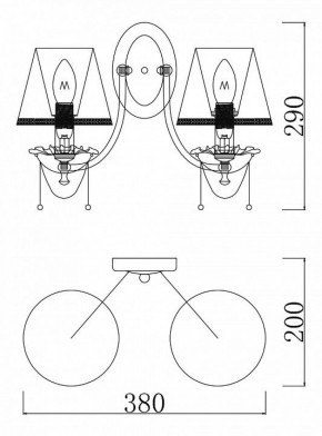 Бра Maytoni Lolita ARM305-02-W в Губахе - gubaha.ok-mebel.com | фото 2