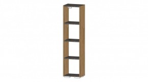 ДАЛЛАС Секция открытая (цемент темный) в Губахе - gubaha.ok-mebel.com | фото