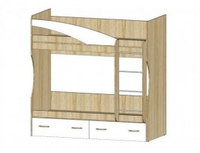 БУРАТИНО Детская (Сонома/Белый) в Губахе - gubaha.ok-mebel.com | фото 2