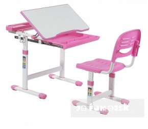Комплект парта + стул трансформеры Cantare Pink в Губахе - gubaha.ok-mebel.com | фото