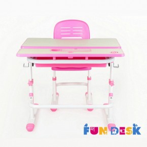 Парта-трансформер + стул Lavoro Pink в Губахе - gubaha.ok-mebel.com | фото 4