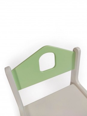 Детский растущий стул Я САМ "Домик" 2РГ (Зеленый) в Губахе - gubaha.ok-mebel.com | фото