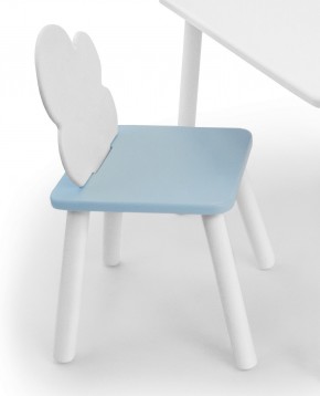 Детский стул Облачко (Белый/Голубой/Белый) в Губахе - gubaha.ok-mebel.com | фото 1