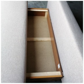 Диван-кровать Комфорт без подлокотников BALTIC AZURE (2 подушки) в Губахе - gubaha.ok-mebel.com | фото 6