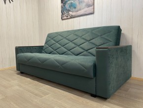 Диван Престиж-15 (НПБ+МДФ) велюр Sensey bottle green в Губахе - gubaha.ok-mebel.com | фото 3