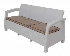 Диван Yalta Premium Sofa 3 Set (Ялта) белый (+подушки под спину) в Губахе - gubaha.ok-mebel.com | фото