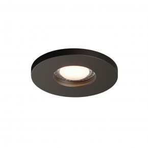 DK2036-BK Встраиваемый светильник влагозащ., IP 44, до 15 Вт, GU10, LED, черный, алюминий в Губахе - gubaha.ok-mebel.com | фото 3