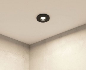 DK2036-BK Встраиваемый светильник влагозащ., IP 44, до 15 Вт, GU10, LED, черный, алюминий в Губахе - gubaha.ok-mebel.com | фото 7