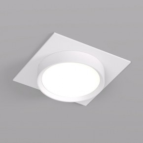 DK2091-WH Встраиваемый светильник FLAT, IP 20, до 15 Вт, GX53, LED, белый, алюминий в Губахе - gubaha.ok-mebel.com | фото