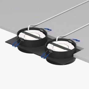 DK2092-BK Встраиваемый светильник FLAT, IP 20, до 15 Вт, GX53, LED, черный, алюминий в Губахе - gubaha.ok-mebel.com | фото 2
