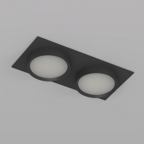 DK2092-BK Встраиваемый светильник FLAT, IP 20, до 15 Вт, GX53, LED, черный, алюминий в Губахе - gubaha.ok-mebel.com | фото 5