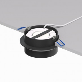 DK2100-BK Встраиваемый светильник NIKO, IP 20, до 15 Вт, GX53, LED, черный, акрил, алюминий в Губахе - gubaha.ok-mebel.com | фото 4