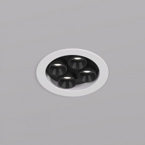 DK2510-WB Встраиваемый светильник SPACE со светодиодом d65 220V 8W 38° 4000К IP20 белый/черный алюминий в Губахе - gubaha.ok-mebel.com | фото