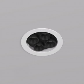 DK2510-WB Встраиваемый светильник SPACE со светодиодом d65 220V 8W 38° 4000К IP20 белый/черный алюминий в Губахе - gubaha.ok-mebel.com | фото 2
