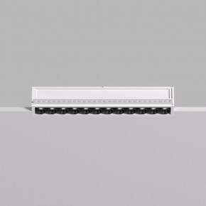 DK2532-WB Встраиваемый светильник SPACE со светодиодом под шпатлевку L240mm 220V 20W 38° 4000К IP20 белый/черный алюминий в Губахе - gubaha.ok-mebel.com | фото 3
