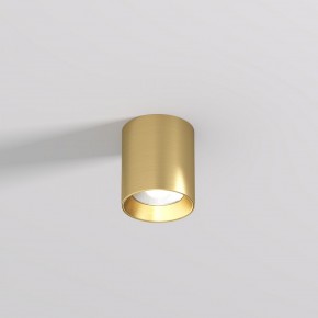 DK2610-SB Накладной светильник SHINE TUBE со светодиодом, D70*H80, IP20, 3000К, 10W, RA?90, сатинированная латунь, алюминий в Губахе - gubaha.ok-mebel.com | фото