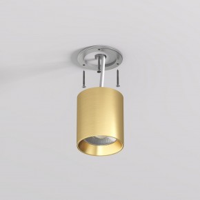 DK2610-SB Накладной светильник SHINE TUBE со светодиодом, D70*H80, IP20, 3000К, 10W, RA?90, сатинированная латунь, алюминий в Губахе - gubaha.ok-mebel.com | фото 3