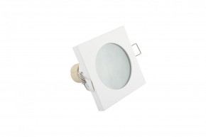 DK3014-WH Встраиваемый светильник влагозащ., IP 44, 50 Вт, GU10, белый, алюминий в Губахе - gubaha.ok-mebel.com | фото 4