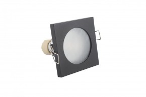 DK3015-BK Встраиваемый светильник влагозащ., IP 44, 50 Вт, GU10, черный, алюминий в Губахе - gubaha.ok-mebel.com | фото 4