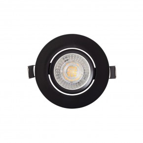 DK3020-BK Встраиваемый светильник, IP 20, 10 Вт, GU5.3, LED, черный, пластик в Губахе - gubaha.ok-mebel.com | фото