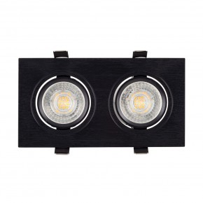 DK3022-BK Встраиваемый светильник, IP 20, 10 Вт, GU5.3, LED, черный, пластик в Губахе - gubaha.ok-mebel.com | фото 2