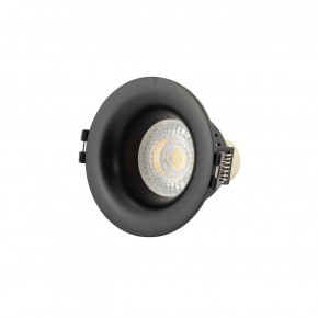 DK3024-BK Встраиваемый светильник, IP 20, 10 Вт, GU5.3, LED, черный, пластик в Губахе - gubaha.ok-mebel.com | фото 1