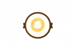 DK3026-BG Встраиваемый светильник, IP 20, 10 Вт, GU5.3, LED, черный/золотой, пластик в Губахе - gubaha.ok-mebel.com | фото 2