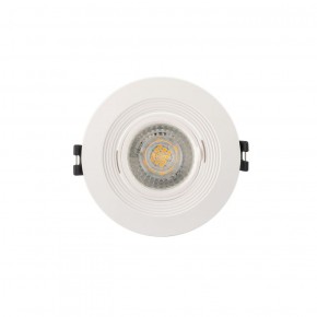 DK3029-WH Встраиваемый светильник, IP 20, 10 Вт, GU5.3, LED, белый, пластик в Губахе - gubaha.ok-mebel.com | фото 1