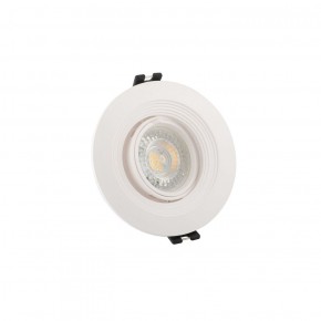 DK3029-WH Встраиваемый светильник, IP 20, 10 Вт, GU5.3, LED, белый, пластик в Губахе - gubaha.ok-mebel.com | фото 4