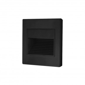 DK3050-BK Светильник встраиваемый в стену, IP 20, LED 3000, 1 Вт, черный пластик в Губахе - gubaha.ok-mebel.com | фото