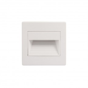 DK3050-WH Светильник встраиваемый в стену, IP 20, LED 3000, 1 Вт, белый, пластик в Губахе - gubaha.ok-mebel.com | фото 3
