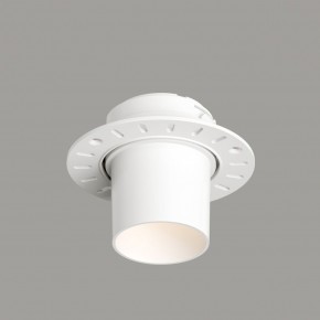 DK3057-WH Встраиваемый светильник под шпатлевку, IP20, до 15 Вт, LED, GU5,3, белый, пластик в Губахе - gubaha.ok-mebel.com | фото