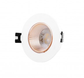 DK3061-WBR Встраиваемый светильник, IP 20, 10 Вт, GU5.3, LED, белый/бронзовый, пластик в Губахе - gubaha.ok-mebel.com | фото