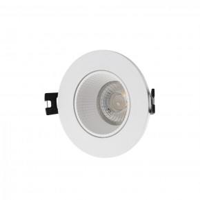 DK3061-WH Встраиваемый светильник, IP 20, 10 Вт, GU5.3, LED, белый/белый, пластик в Губахе - gubaha.ok-mebel.com | фото